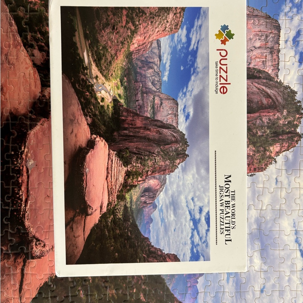 Zion National Park 500 Piece Jigsaw Puzzle. Purchased in Feb 2026.